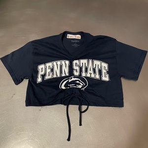 Penn state short sleeve ruched T-shirt